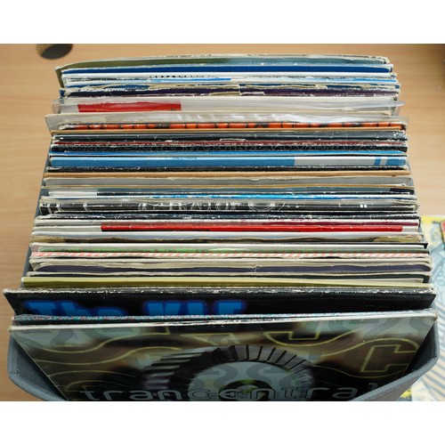 376 - A collection of mostly 12 inch and some LP records including Reggae, Dance, Trance, House, D&B inclu... 