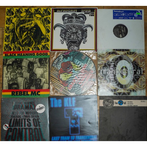 376 - A collection of mostly 12 inch and some LP records including Reggae, Dance, Trance, House, D&B inclu... 