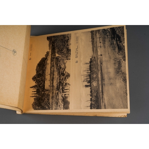 388 - WWI: Avant et Après la Destruction d'YPRES (Before and after the destruction of Ypres), a ten page c... 