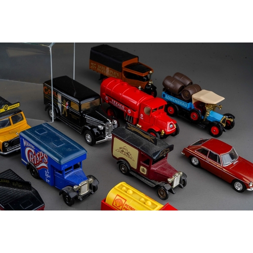 433 - Assorted collection of mainly diecast cars and vans to include: Dinky, Matchbox, Corgi, Lledo etc (2... 