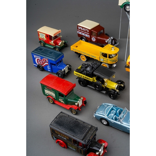 433 - Assorted collection of mainly diecast cars and vans to include: Dinky, Matchbox, Corgi, Lledo etc (2... 