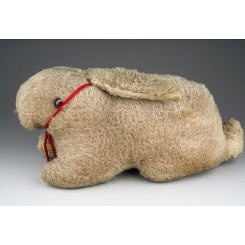 437 - Vintage unbranded plush Rabbit in the style of Steiff