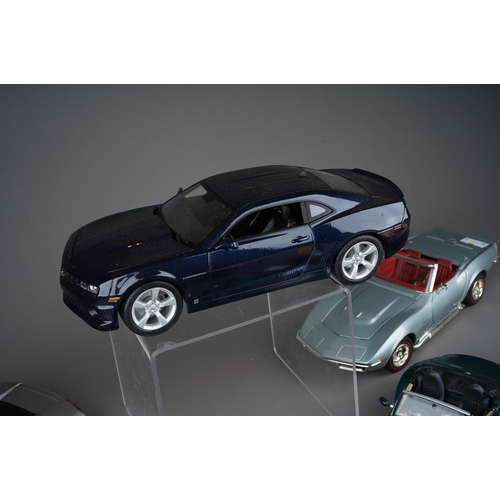 441 - A collection of eight die cast 1:18 model cars to include: Maisto Morgan Aero 8; JADI TVR Tuscan; Ma... 