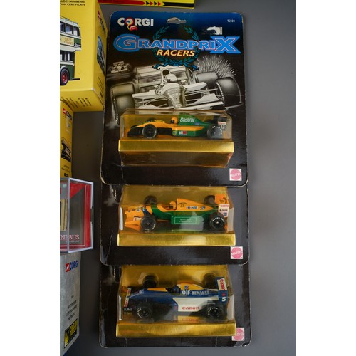 450 - Assorted die cast model cars to include a collection of boxed Shell Sportscar Collection (16); Corgi... 