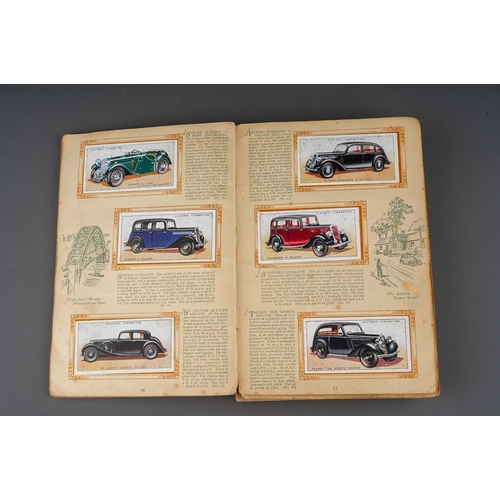 458 - Four 1930s cigaratte card albums to include: John Player & Sons Motor Cars (1st and 2nd Series)  and... 