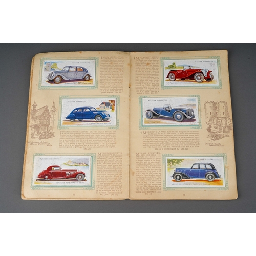 458 - Four 1930s cigaratte card albums to include: John Player & Sons Motor Cars (1st and 2nd Series)  and... 