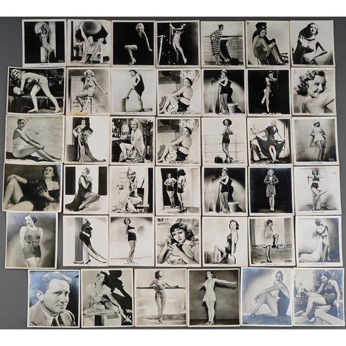 459 - Assorted vintage cigarette cards to include: a collection of Real Photograph black and white portrai... 