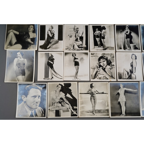 459 - Assorted vintage cigarette cards to include: a collection of Real Photograph black and white portrai... 