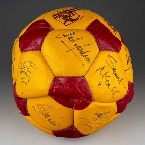 494 - A Bradford City A.F.C. fire disaster football signed by all the players