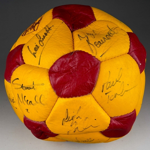 494 - A Bradford City A.F.C. fire disaster football signed by all the players