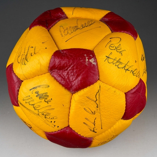 494 - A Bradford City A.F.C. fire disaster football signed by all the players