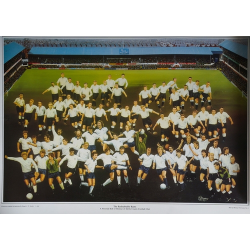 519 - Two unframed and rolled open edition football related prints, comprising Pride of the Nation - Engla... 