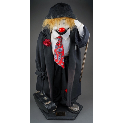 520 - Gill & Scott and Harris Hobo Designs ltd and Numbered Edition Large Clown Figure, Made of The Finest... 