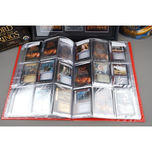 522 - Lord of the Rings Trading Card Games and other Lord of the Rings memorabilia, including Decipher Tra... 