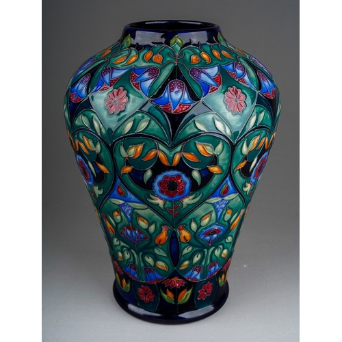 598 - A Moorcroft pottery Collectors Club inverted baluster vase in Anatolia design by Rachel Bishop, circ... 