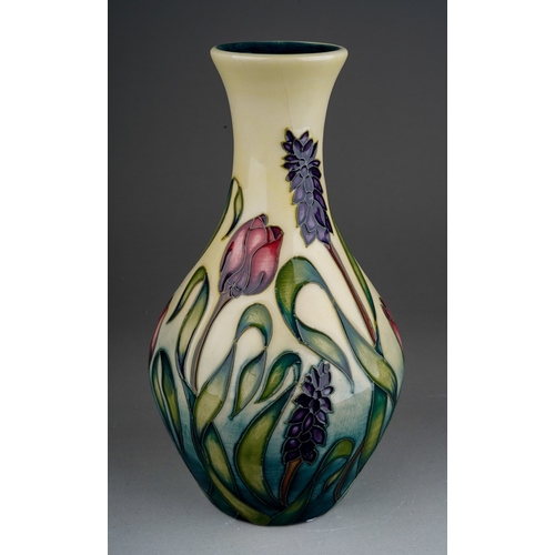 620 - A Moorcroft pottery limited edition baluster vase decorated in the Ella's Dream design by Nicola Sla... 