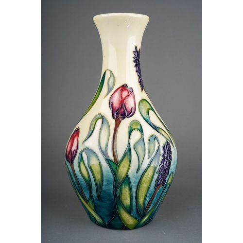 620 - A Moorcroft pottery limited edition baluster vase decorated in the Ella's Dream design by Nicola Sla... 