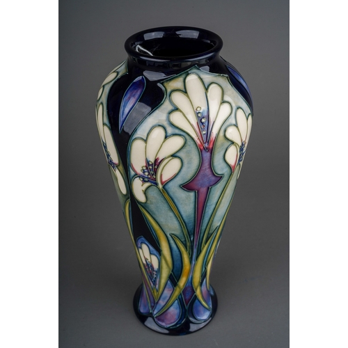 623 - A boxed Moorcroft pottery Collectors Club limited edition inverted baluster vase decorated in the At... 