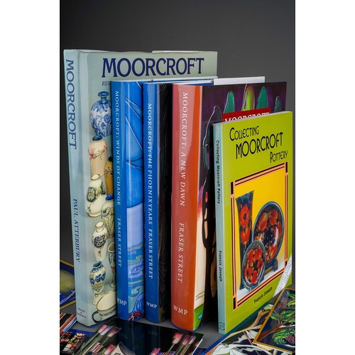 633 - Moorcroft interest: five books comprising Moorcroft by Paul Atterbury, Collecting Moorcroft Pottery ... 