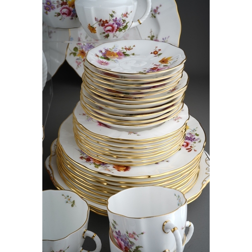 634 - A collection of Royal Crown Derby 'Derby Posies' pattern tea, coffee and dinnerware, etc, comprising... 