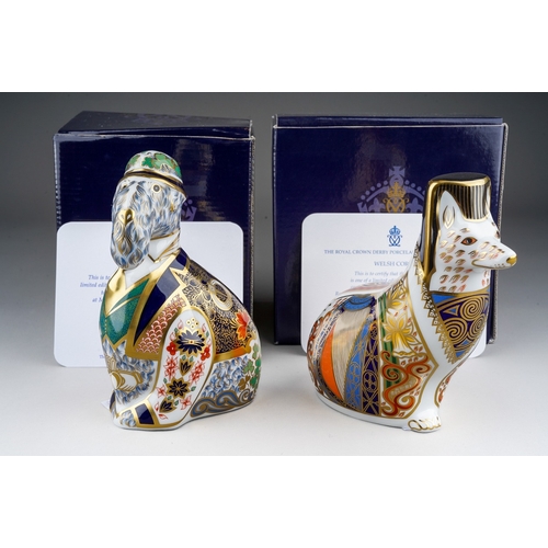 679 - Two boxed Royal Crown Derby limited edition paperweights, comprising 