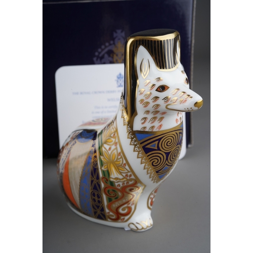 679 - Two boxed Royal Crown Derby limited edition paperweights, comprising 