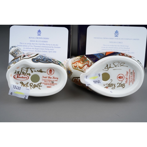 679 - Two boxed Royal Crown Derby limited edition paperweights, comprising 