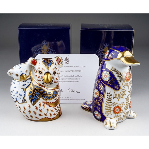 683 - Two boxed Royal Crown Derby paperweights, comprising a Platypus and an Australian Collection Signatu... 