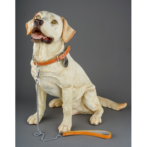 717 - A Country Artist's large model of Golden Labrador 02037 