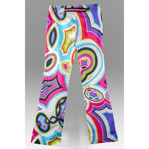 857 - Emilio Pucci boot leg trousers UK Size 10