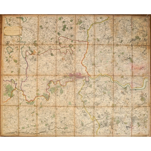 925 - Cartography - Faden, W (London): The Country Twenty-Five Miles ROUND LONDON planned from a SCALE of ... 