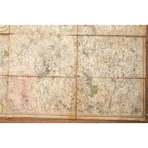 925 - Cartography - Faden, W (London): The Country Twenty-Five Miles ROUND LONDON planned from a SCALE of ... 