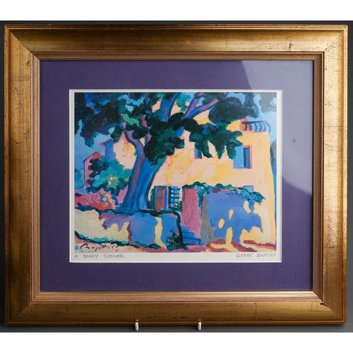 928 - Gerry Baptist (20th Century); a set of three signed colour prints titled: A Shady Corner, Le Chateau... 