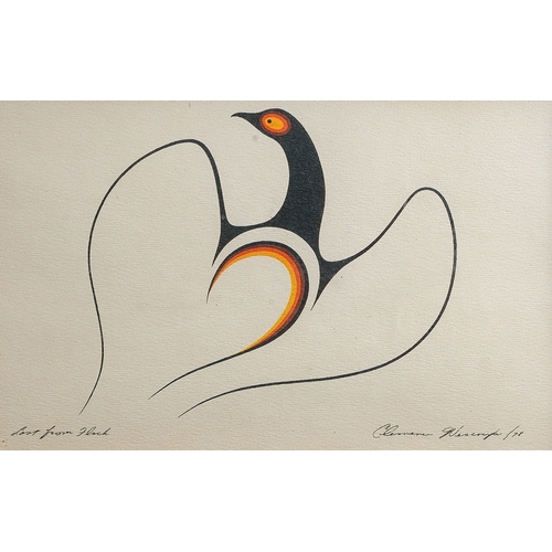 929 - Clemence Wescoupe (Canadian, b.1951)
Lost from Flock 
lithograph, 24 x 22cm, signed, titled and date... 