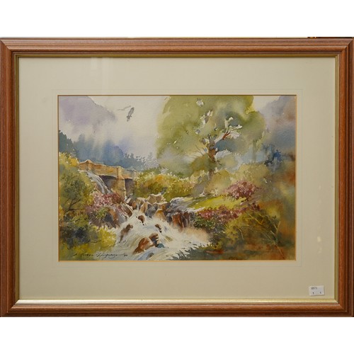 930 - Allan Perera-Liyanage (20th Century)
Eagles at rest and the Thankful
watercolour, 30 x 42.5cm
signed... 