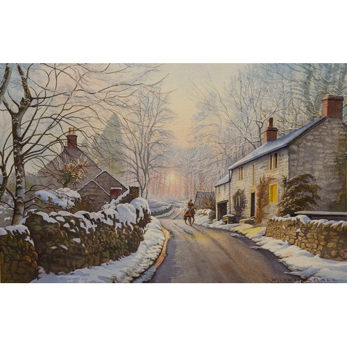 931 - Wilfred Ball (20th Century) 
Winter in Derbyshire 
watercolour, 36.5 x 54cm
signed lower right, fram... 