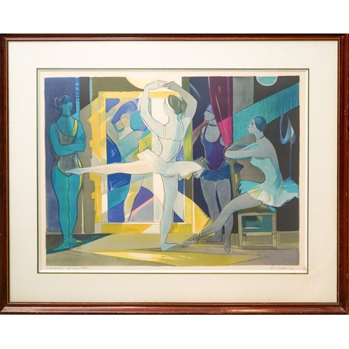 948 - Camille Hilaire (French, 1916-2004)
Ballerinas 
lithograph, 49 x 64cm, signed on the stone, framed a... 