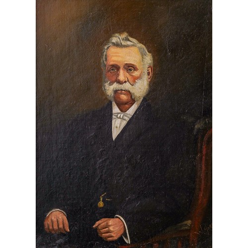 950 - W Farr (early 20th Century)
Portrait of an elderly Gentleman seated
oil on canvas, 57 x 27cm 
signed... 