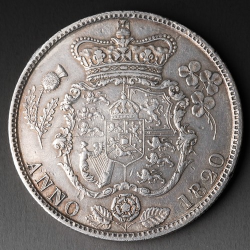 314A - An 1820 silver Half Crown, George IV