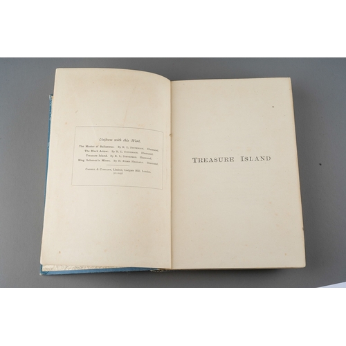 10 - Treasure Island 1897 R Louis Stevenson x 2 Cassell illustrated