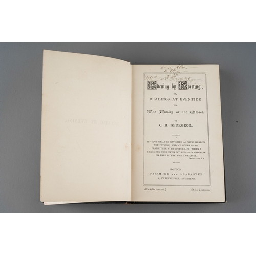 17 - Evening by Evening - C H Spurgeon. Passmore and Alabaster Undated.