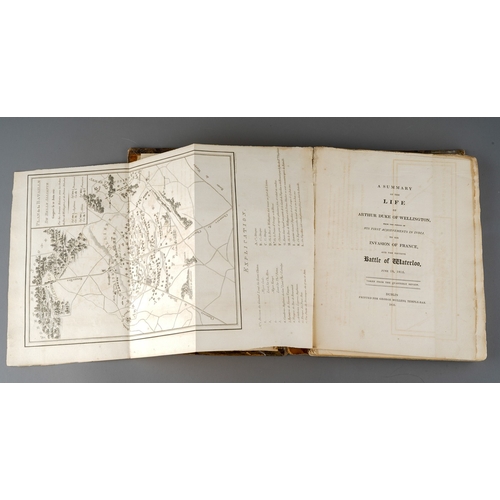 21 - Summary of the Life of Arthur Duke of Wellington 1816 With fold out map