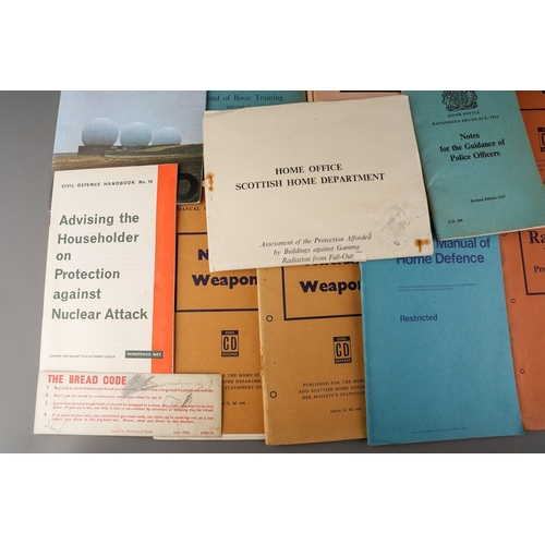 28 - Mixed lot of Nuclear Weapons - Government Issue leaflets dating from 50's and beyond