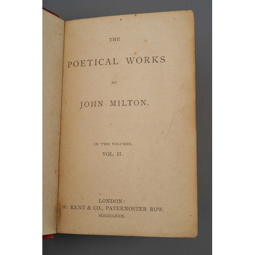 36 - Miniature Poetical Works 1880 Milton Vol. 11