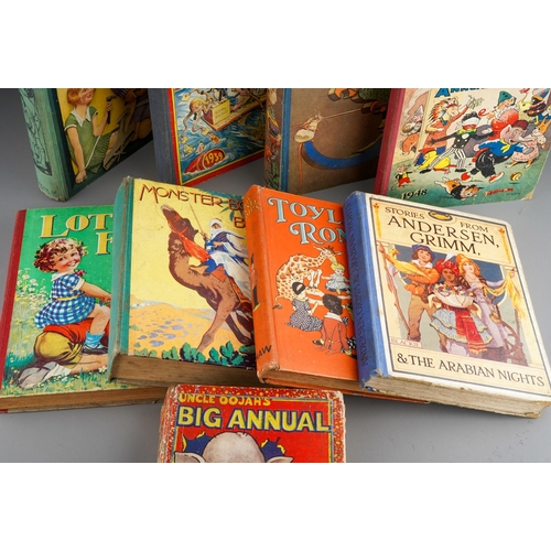 51 - A collection of childrens Annuals (12 volumes) 1920's-1940's to include Uncle Oojah's Big Annual and... 