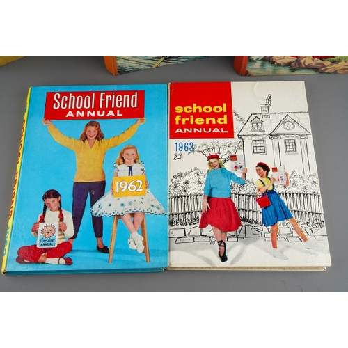 52 - A collection of girls Annuals to include The School Friend Annual 1931 and 4 others 1931-1963