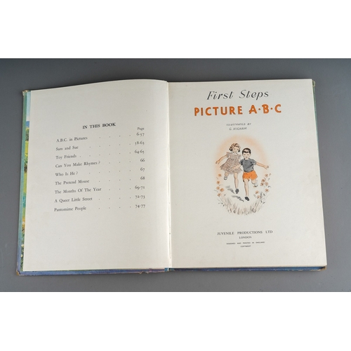 57 - Children's ABC's - First Steps Picture ABC and My First Book 1950's