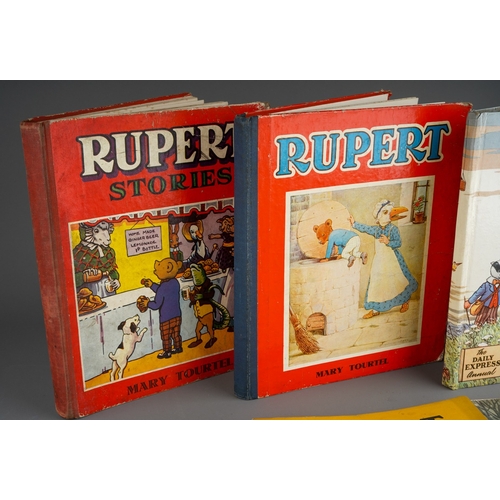 58 - Rupert Annuals to include More Adventures of Rupert 1947 and five other Rupert books