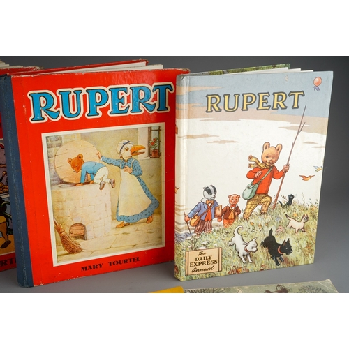 58 - Rupert Annuals to include More Adventures of Rupert 1947 and five other Rupert books