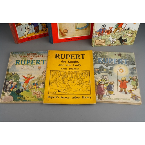 58 - Rupert Annuals to include More Adventures of Rupert 1947 and five other Rupert books